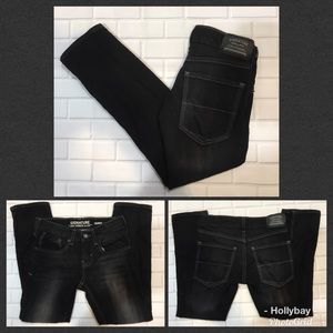 Boys signature Levi Skinny Black Jeans Size 10R
